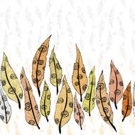 feathers ornament pattern N3