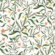 Watercolor floral seamless pattern N25