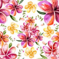 Watercolor floral seamless pattern N26
