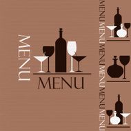 Sample menu for restaurant and cafe N4