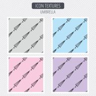 Umbrella icon Water protection sign N9