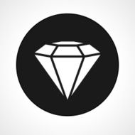 Diamond Circle Icon N2