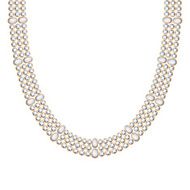 Chunky chain with pearls necklace or bracelet