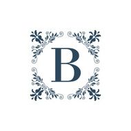 Flourish logo template ornament label N4