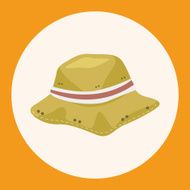 Fishing hat theme elements