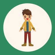boy man cartoon theme elements N2