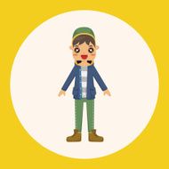 boy man cartoon theme elements N6