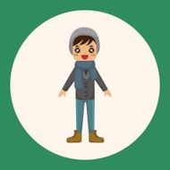 boy man cartoon theme elements N7