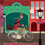 City travel by bicycle