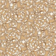 Retro decorative seamless pattern