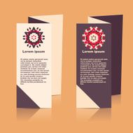 Brochures design for social infographic diagram presentation N19