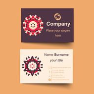 Modern simple light business card template N13