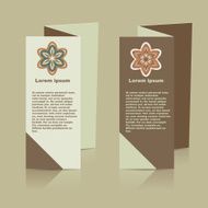 Brochures design for social infographic diagram presentation N22