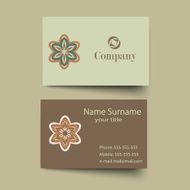 Modern simple light business card template N14
