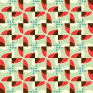 Abstract seamless pattern motif background Geometric colorful shapes composition N3