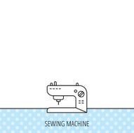 Sewing machine icon Embroidery sign N11