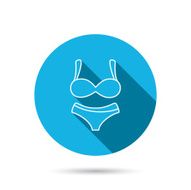 Lingerie icon Women underwear sign N8