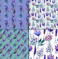 Seamless Floral Pattern N482
