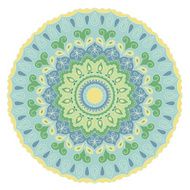 Mandala Round Ornament Pattern Hand drawn background
