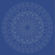 Mandala Round Ornament Pattern Hand drawn background I