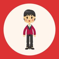 lady woman cartoon theme elements N9