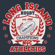 Rugby T-shirt Printing Design