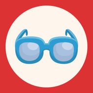 glasses theme elements