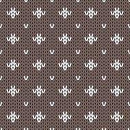 Abstract knitted seamless pattern background Vector