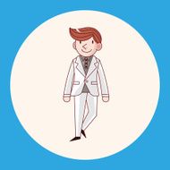 boy man cartoon theme elements N24