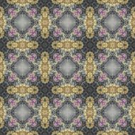 Seamless pattern with floral motives N14