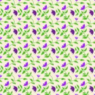 Spring style seamless background floral pattern