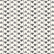 Seamless geometric pattern with hearts illustration