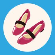 High-heeled shoes style theme elements N2