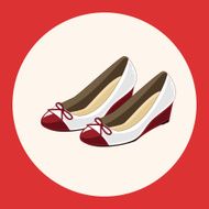 High-heeled shoes style theme elements N3