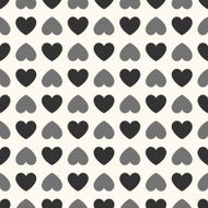Seamless geometric pattern with hearts illustration N4