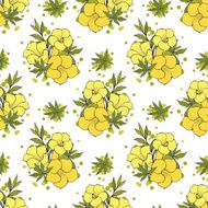Seamless Floral Pattern N488