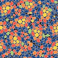 Abstract mosaic seamless pattern