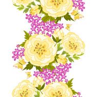 Seamless floral ornament N13
