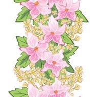 Seamless floral ornament N16