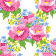 Seamless floral background N115