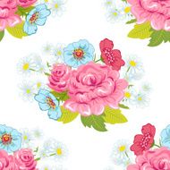 Seamless floral background N117