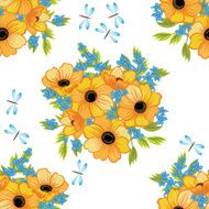 Seamless floral background N118