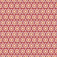 Abstract seamless circle and line pattern