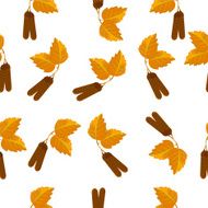 Seamless pattern with leaf abstract leaf texture endless background
