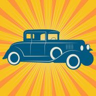 Vintage retro car