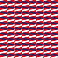 Seamless spiral ribbon pattern in red white and blue