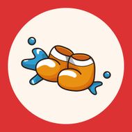 rainy boots theme elements N2