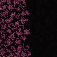 Beautiful patterns on a black background