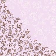 Beautiful patterns on a pink background N2