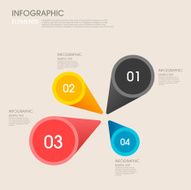 modern vector abstract step lable infographic elements N11